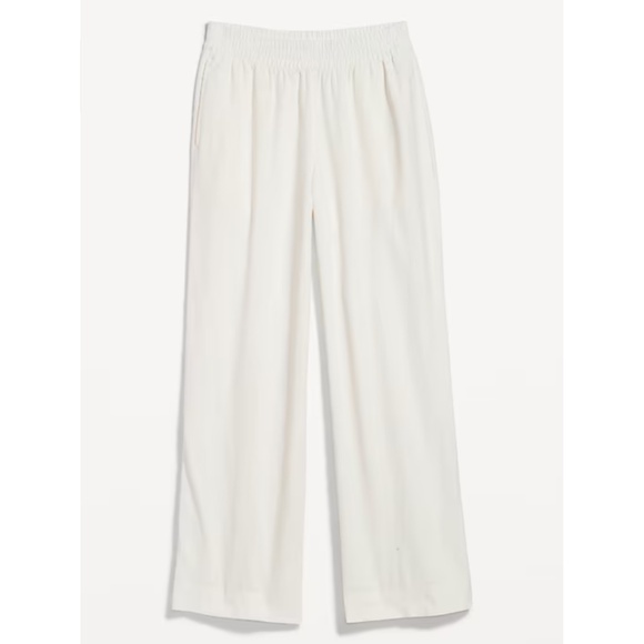 Old Navy High-Waisted Linen-Blend Wide-Leg Pants - Picture 5 of 7